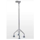 ALUMINUM WALKING STICK WITH 4 LEGS