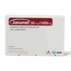 JANUMET 50/1000MG TABLETS 56 P