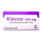 KLAVOX 625 MG TABLET 20P