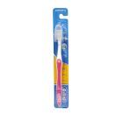 ORAL B TOOTH BRUSH WITH TONGUE CLEANER MEDIUM