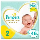 PAMPERS BABY DIAPERS PREMIUM CARE (2) 3-6 KG 46*4 C