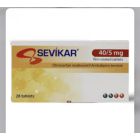 SEVIKAR 40/5 MG TABLET 28P